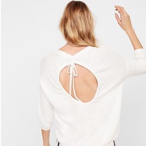 Open-back Express Sweater